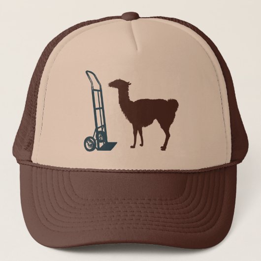 Dolly llama trucker pet (Voorkant)