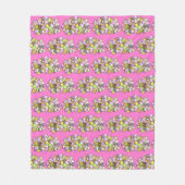 Dolly Mixture UK British Fondant Confection Snoep Fleece Deken (Voorkant)