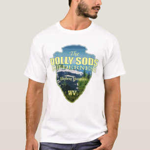 Dolly Sods WA (pijlpunt) T-shirt