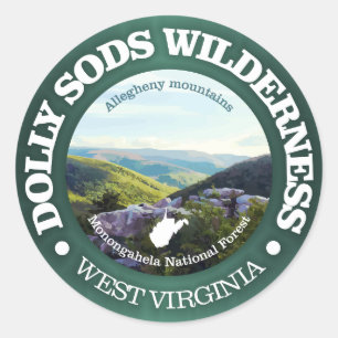 Dolly Sods Wilderness Area Ronde Sticker