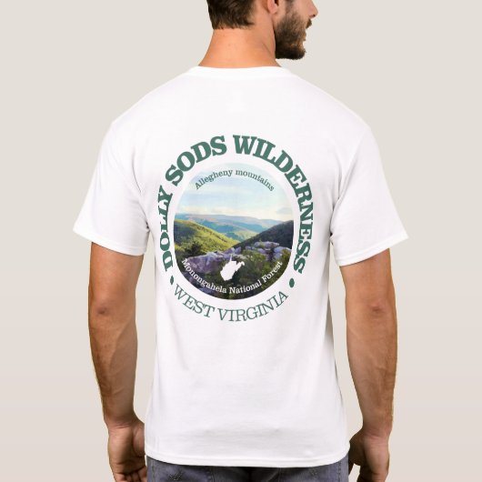 Dolly Sods Wilderness Area T-shirt (Achterkant)