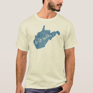 Dolly Sods Wilderness West Virginia Wood Grain T-shirt