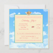 Dolly Tea Party Anniversaire Invitation (Dos)