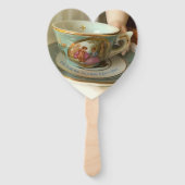 Dolly Tea Party Verjaardag Fan Favorieten Handwaaier (Achterkant)