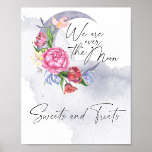 Dollygezwanger Snoep en lekkers baby shower Poster