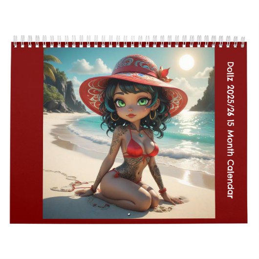 Dollz 2025/26 Calendrier des 15 mois (Protection)