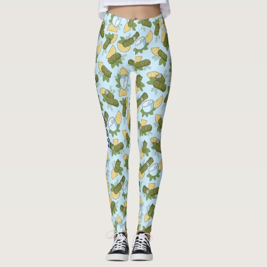 Dolmadakia Pattern Leggings (Voorkant)