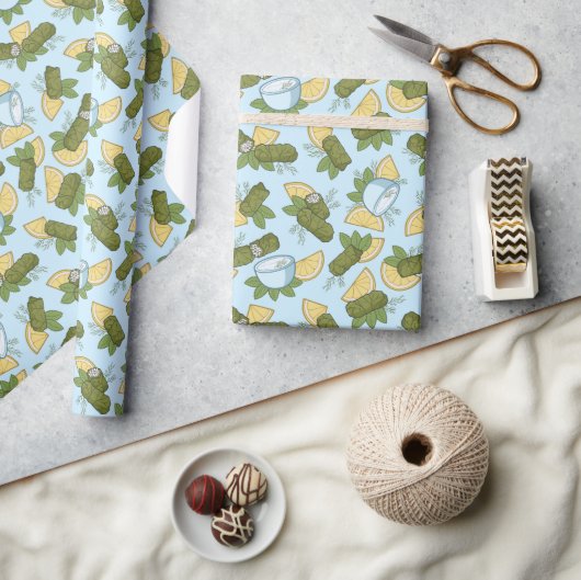 Dolmadakia Pattern Wrapping Paper Cadeaupapier (Crafts)