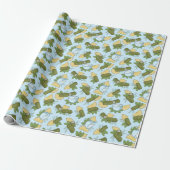 Dolmadakia Pattern Wrapping Paper Cadeaupapier (Uitgerold)