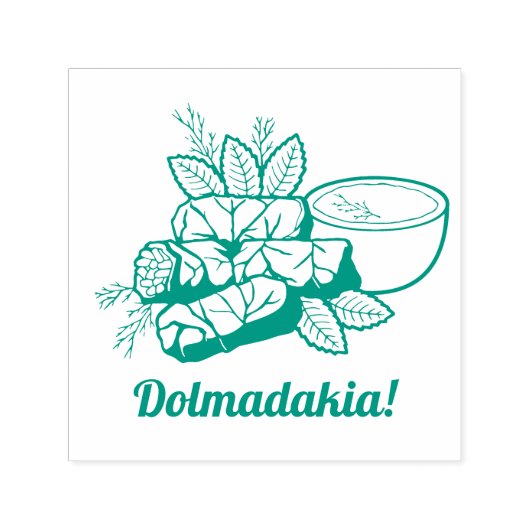 Dolmadakia Zelfinktende Stempel (Design)