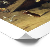 Dolo op de Brenta (olie op doek) Poster (Hoek)