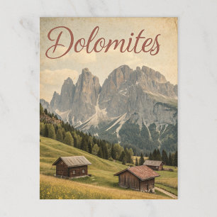 Dolomieten: Alpine Peaks Briefkaart