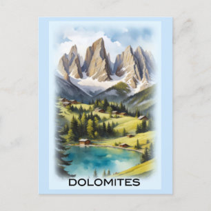  Dolomieten Bergen Italië Landschap Briefkaart