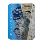 Dolomieten bergen uitzicht koelkastmagneet magneet (Verticaal)