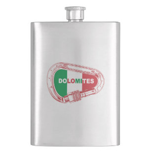 Dolomieten die Carabiner beklimmen Flacon