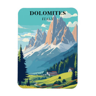 Dolomieten Italië Bergen Reizen Magneet