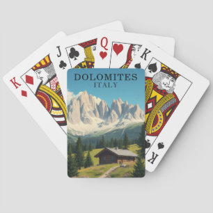 Dolomieten Italië Illustratie Reis Kaarten
