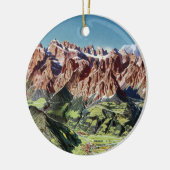 dolomieten Italië Relief Map Keramisch Ornament (Links)