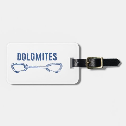 Dolomieten Klimmen Quickdraw Bagagelabel (Voorkant horizontaal)