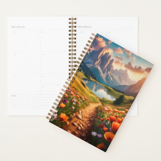 Dolomieten Lake in  stijl Planner (Display)