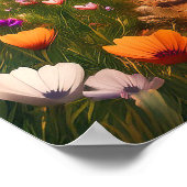 Dolomieten Lake  stijl reizen Poster (Hoek)