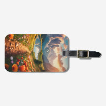 Dolomieten Vintage Reisposter Kunst Bagage Label