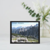 Dolomites Briefkaart (Staand voorkant)