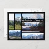 Dolomites Briefkaart (Voorkant / Achterkant)