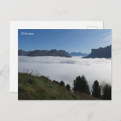 Dolomites Italië Briefkaart (Voorkant / Achterkant)