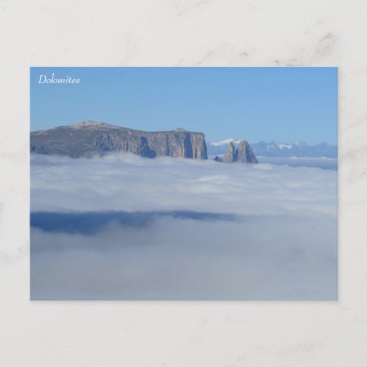 Dolomites Italië Briefkaart (Voorkant)
