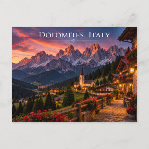 Dolomites Italie Carte Postale de Voyage
