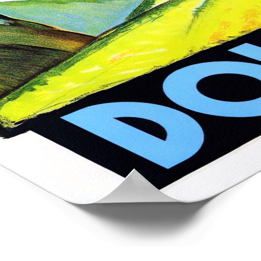 Dolomites Italy vintage Poster (Hoek)