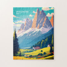 Dolomites Italy Vintage Travel