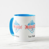 Dolomites South Tirol Retro Skier  Ski Mok (Voorkant links)