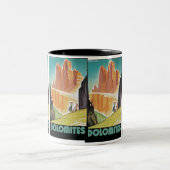 Dolomites Tweekleurige Koffiemok (Center)