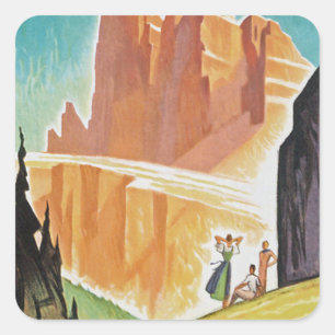 Dolomites Vierkante Sticker