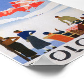 Dolomiti Italië  skireisposter Poster (Hoek)