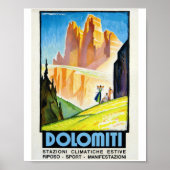 DOLOMITI POSTER (Voorkant)