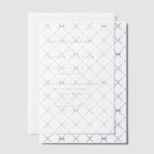 Dolores Classic Elegant Wedding Save the Date Vellum Uitnodigingen (Offset (Uitnodiging))
