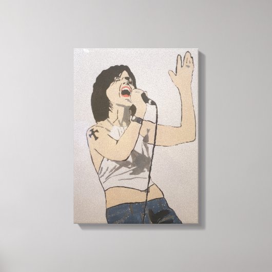 Dolores Hand Painted by Mark Elsen Canvas Afdruk (Voorkant)