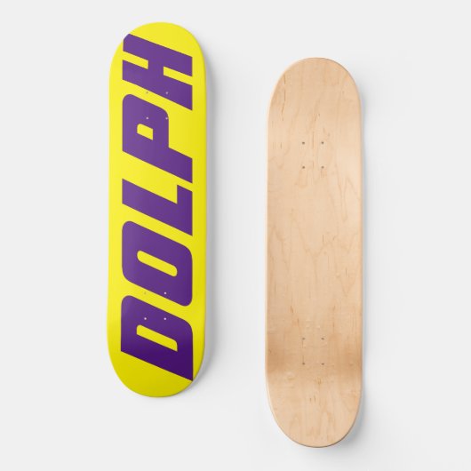 DOLPH Tribute 8 1/4" Skateboard Deck (Voorkant)