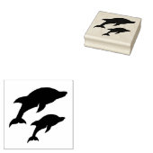 DOLPHIN ラバースタンプ 	RUBBERSTEMPEL (Gestempeld)