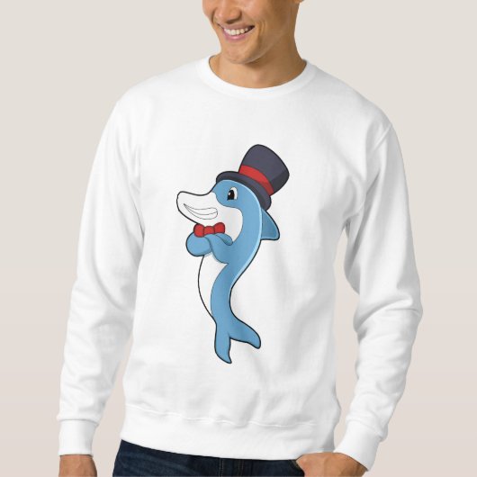 Dolphin als Gentleman met Pet Trui (Voorkant)