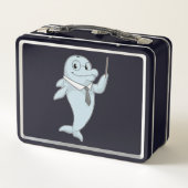 Dolphin als leraar met pointer (Achterkant)