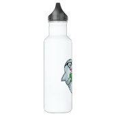 Dolphin als Nerd met bril en boek Waterfles (Links)