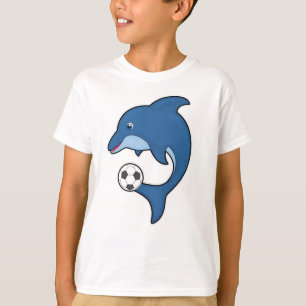 Dolphin als voetbalspeler met Voetbal T-shirt