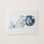 Dolphin as Astronaut in Costume Legpuzzel (Horizontaal)