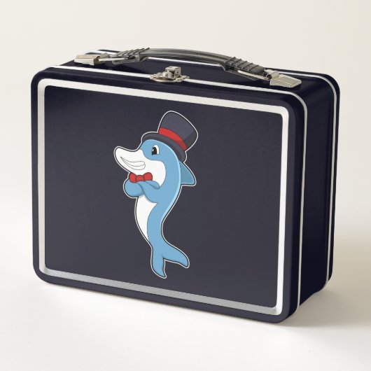 Dolphin as Gentleman with Hat (Voorkant)