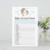 Dolphin Baby Animals Name Game (Staand voorkant)