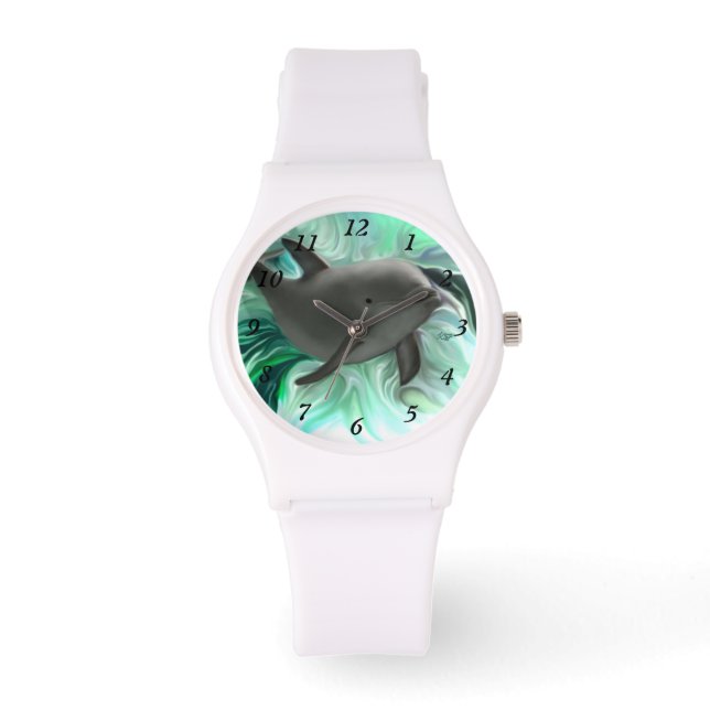 Dolphin Baby Horloge (Voorkant)